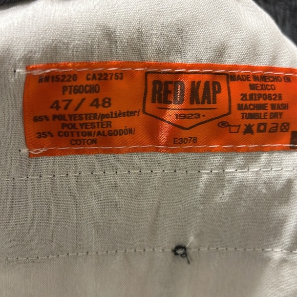Red Kap Work Pants Industrial Charcoal Gray Size 48” New! - Picture 11 of 12
